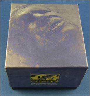 Star Wars: Jabba's Palace Sealed Deck card 3-D Sealed Deck (Black) - Han Solo in Carbonite