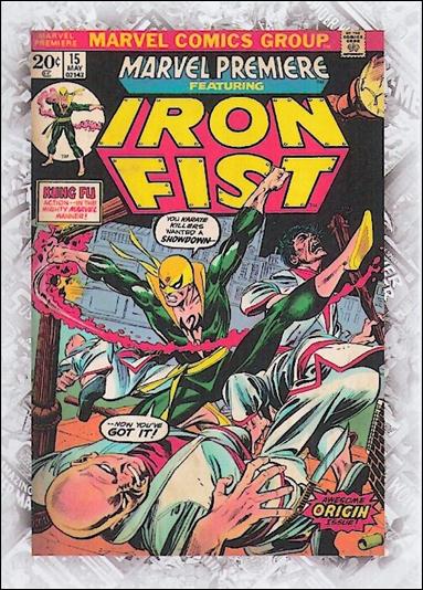 Marvel Beginnings: Series 2 (Breakthrough Issues Comic Cover Subset) card B-69 Marvel Premiere #15: Iron Fist