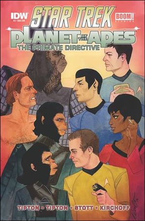 Star Trek/Planet of the Apes: The Primate Directive issue 3-B Kevin Wada Subscription Cover
