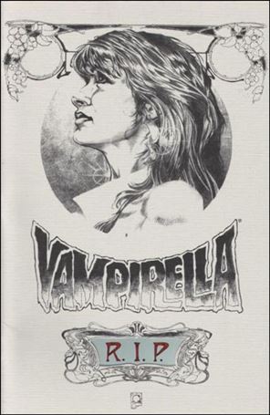 Vampirella Lives issue 1-B Joe Quesada Linen Cover