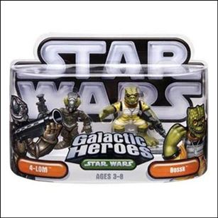 Star Wars: Galactic Heroes figure 9 4-LOM and Bossk