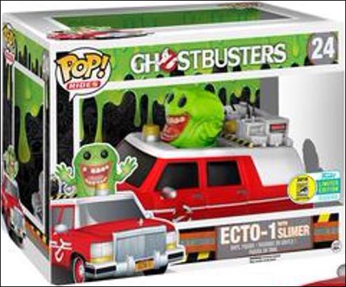 POP! Rides figure 24 Ecto-1 with Slimer SDCC 2016 Exclusive