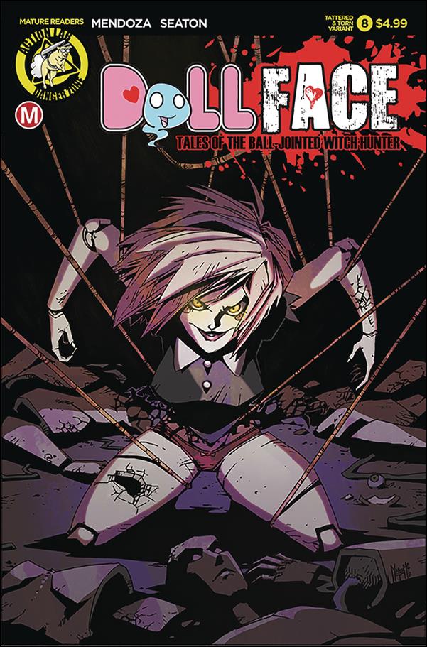 Dollface issue 8-D Marco Maccagni Tattered & Torn Cover