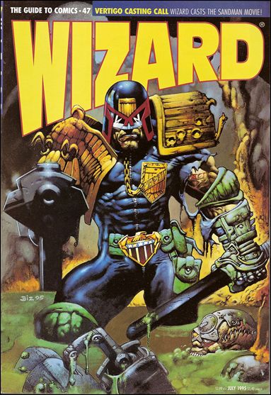 Wizard: The Guide to Comics issue 47 Simon Bisley Judge Dredd Cover