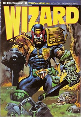 Wizard: The Guide to Comics issue 47 Simon Bisley Judge Dredd Cover