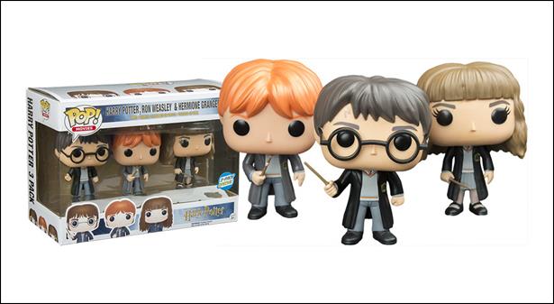 Pop! Harry Potter Multi-Packs figure nn1 Harry Potter, Ron Weasley & Hermione Granger 