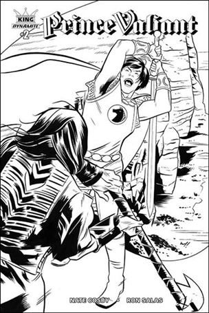 King: Prince Valiant issue 2-D Wilfredo Torres 1:25 Black & White Cover