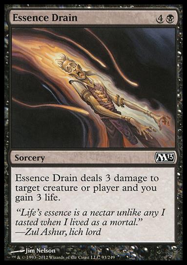 Magic the Gathering: 2013 Core Set (Base Set) card 93 Essence Drain