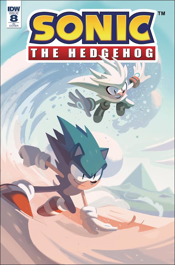 Sonic the Hedgehog (2018) issue 8-C Nathalie Fourdraine 1:10 Cover