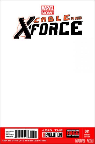 Cable and X-Force issue 1-G Blank/Sketch Cover