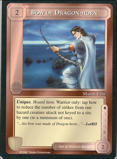 Middle-Earth: The Dragons (Base Set) card 14 Bow of Dragon-horn