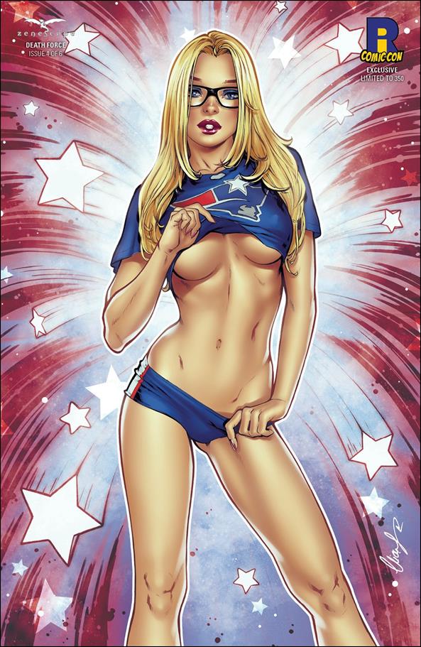 Death Force issue 4-E E. Chatzoudis Rhode Island Comic Con Cover 1/350  