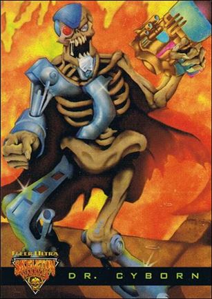Fleer Ultra Skeleton Warriors (Lumabone Subset) card Two Dr. Cyborn