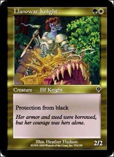 Magic the Gathering: Invasion (Base Set) card 254 Llanowar Knight