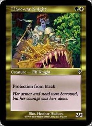 Magic the Gathering: Invasion (Base Set) card 254 Llanowar Knight