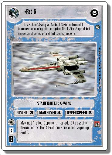 Star Wars: A New Hope Revised (Base Set) card 155 Red 6