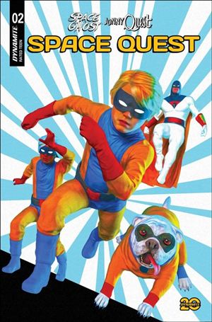 Space Ghost / Jonny Quest: Space Quest issue 2.00-T Mark Spears Blue Cover
