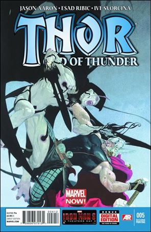 Thor: God of Thunder issue 5-C Esad Ribic Cover (2nd Printing)