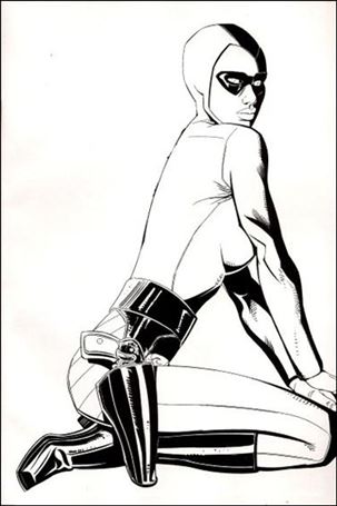 Julie Walker is The Phantom issue nn-D JD Black and White Virgin Cover