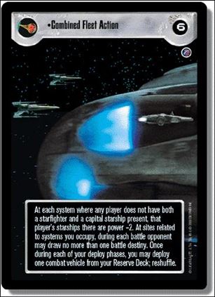 Star Wars: Death Star II Limited (Base Set) card 93 Combined Fleet Action