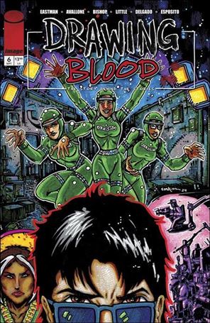 Drawing Blood (2024) issue 6 Kevin Eastman Cover