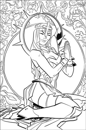Sonjaversal issue 3-I Erica Henderson Black & White Virgin Cover