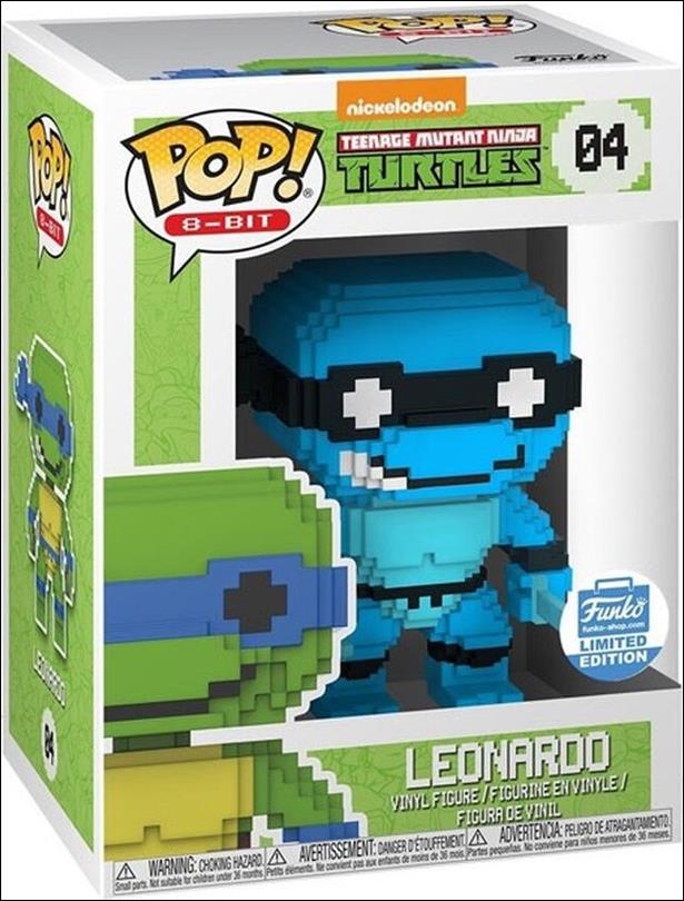 POP! 8-Bit figure 4-B Leonardo (Blue) Funko Shop Exclusive
