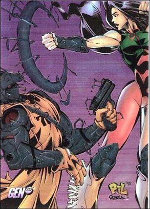 Gen13: Series 1 (Base Set) card 67 Rainmaker vs. Keepers