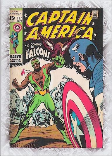 Marvel Beginnings: Series 2 (Breakthrough Issues Comic Cover Subset) card B-72 Captain America #117