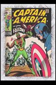 Marvel Beginnings: Series 2 (Breakthrough Issues Comic Cover Subset) card B-72 Captain America #117
