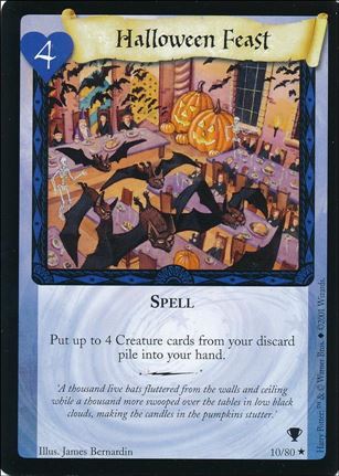 Harry Potter: Quidditch Cup (Base Set) card 10 Halloween feast