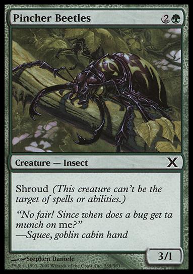 Magic the Gathering: 10th Edition (Base Set) card 285 Pincher Beetles