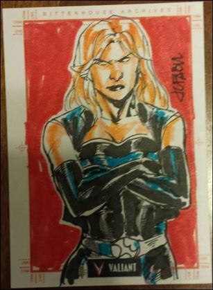2013 Valiant Comics Preview Trading Card Set (Sketch Card Subset) card JF-02