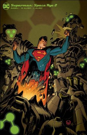 Superman: Space Age issue 2-B Dave Johnson Cover