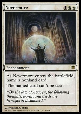 Magic the Gathering: Innistrad (Base Set) card 25 Nevermore