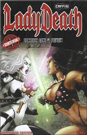 Lady Death: Damnation Game issue Preview-B Hellwitch Edition 1/100