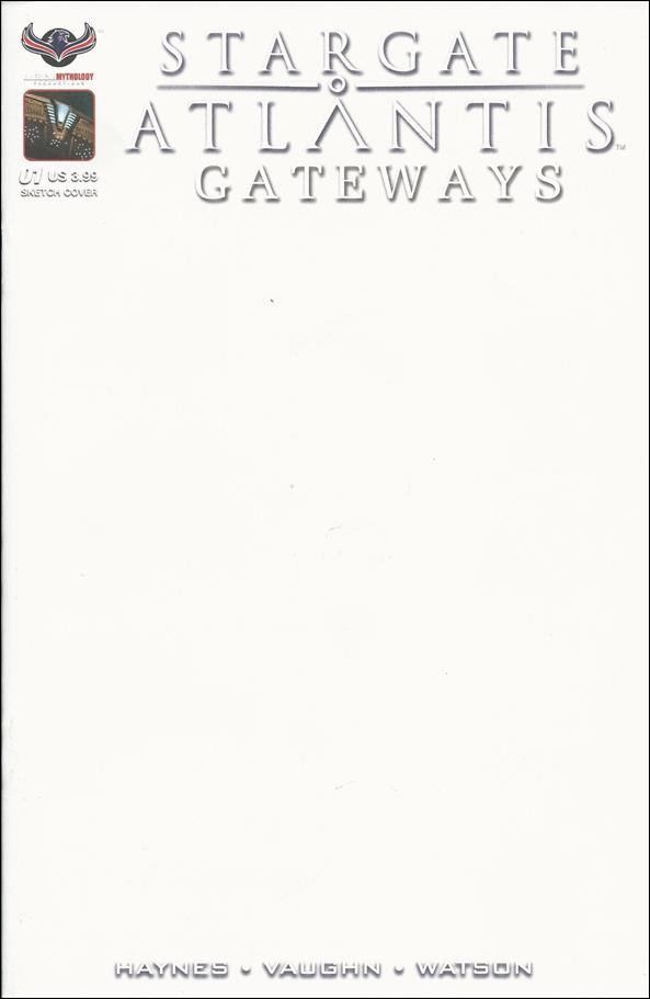 Stargate Atlantis: Gateways issue 1-D Blank Cover