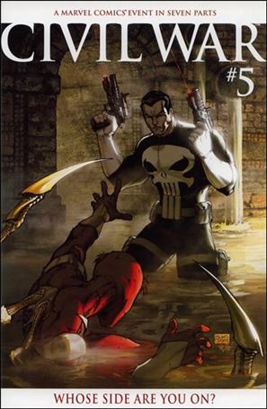 Civil War (2006) issue 5-B Michael Turner 1:17 Cardstock Color Cover