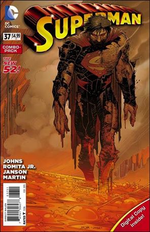 Superman (2011) issue 37-C Unbagged John Romita Jr. Cover Combo Pack