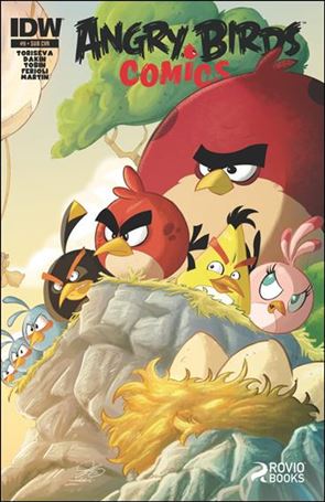 Angry Birds Comics (2014) issue 9-B Jean-Michel Bosch Sub Wraparound Cover