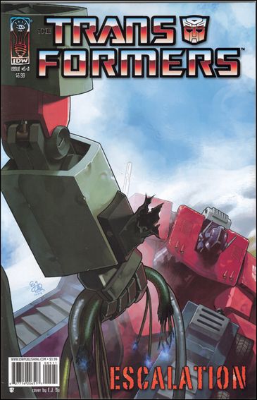Transformers: Escalation issue 5 E.J. Su Standard Cover