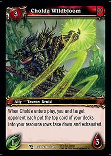 World of Warcraft: March of the Legion (Base Set) card 180 Cholda Wildbloom