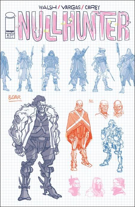 Nullhunter issue 4-D Gustaffo Vargas Design 1:20 Cover