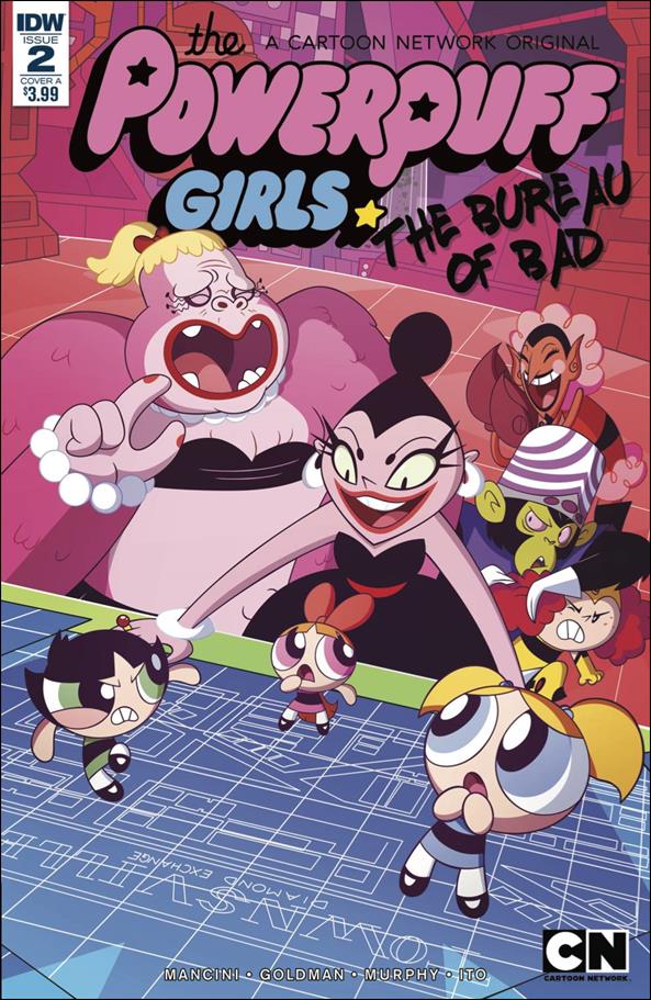 Powerpuff Girls: Bureau Of Bad issue 2 Philip Murphy Cover