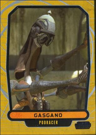Star Wars Galactic Files (Expansion Subset) card 353 Gasgano Podracer