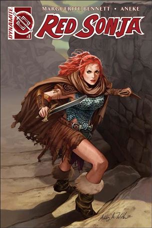Red Sonja (2016/01) issue 1-L Ashley WItter AOD Collectables Cover 1/1000