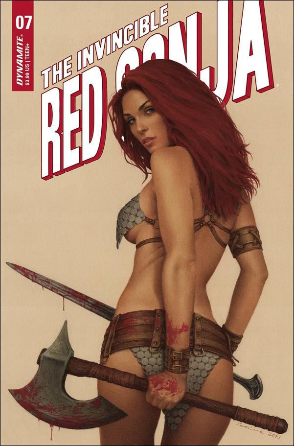 Invincible Red Sonja issue 7-C Celina Cover