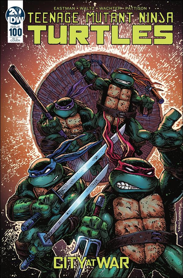 Teenage Mutant Ninja Turtles (2011) issue 100-E Kevin Eastman and Peter Laird 1:50 Cover
