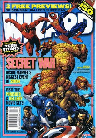 Wizard: The Comics Magazine issue 149 David Finch Secret War Cover