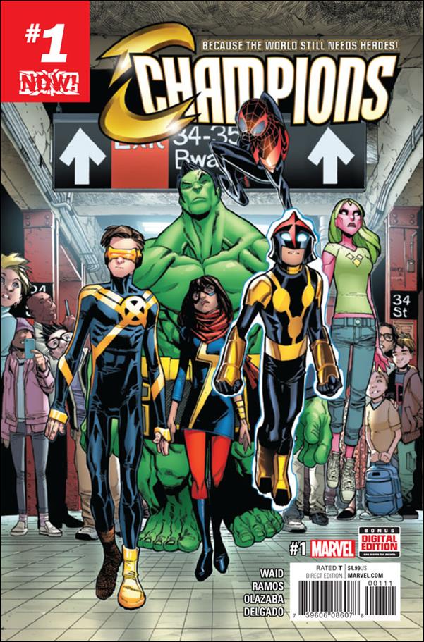 Champions (2016) issue 1 Humberto Ramos Cover